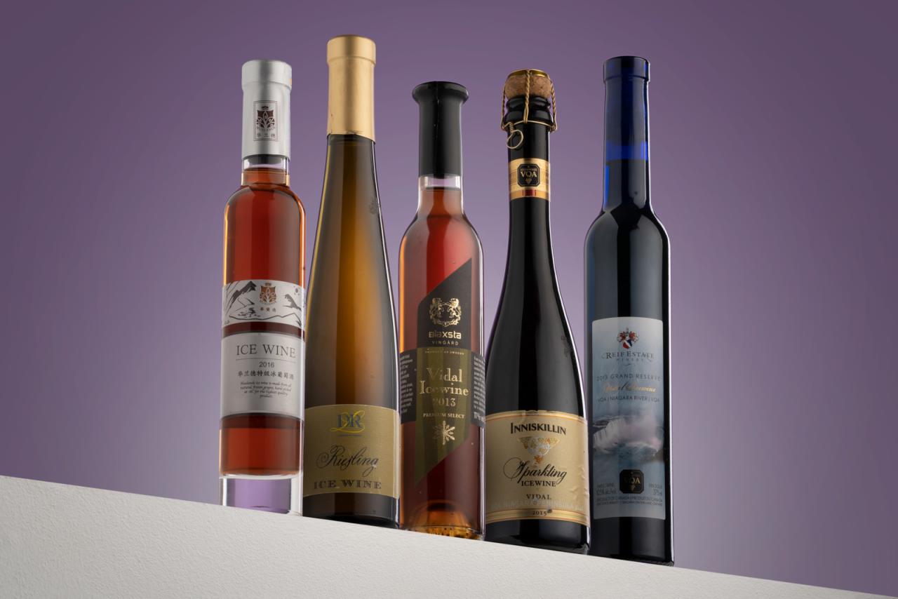 Selection of Ice Wines
