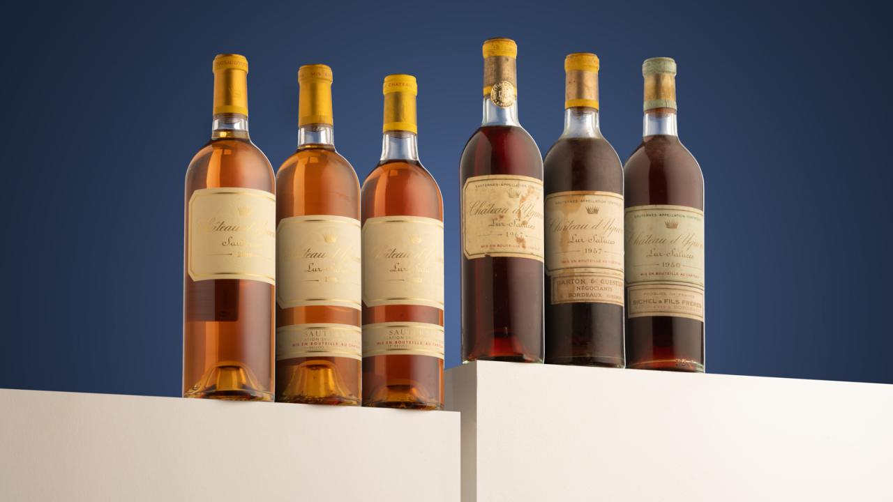 Ch. d'Yquem 1950 - 2009 Sauternes 1er Cru
