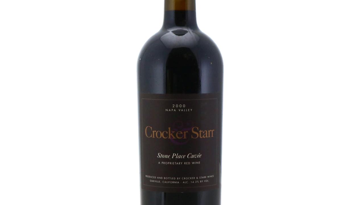 Crocker & Starr Stone Place Cuvée 2000 Wine | Wine Auctioneer