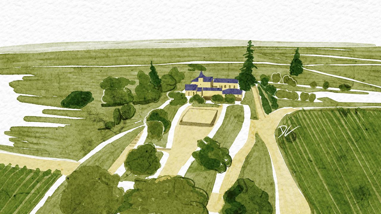 Illustration of Château Cheval Blanc