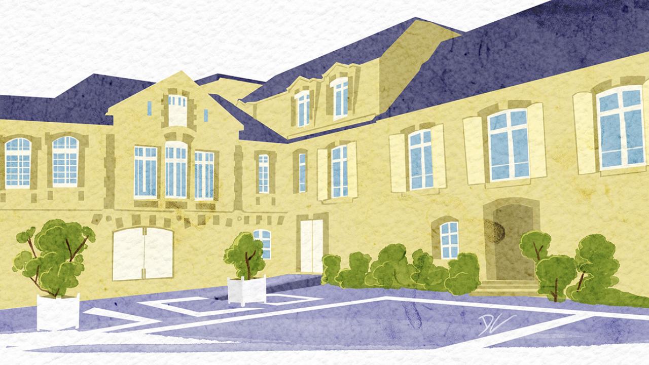 Illustration of Champagne Salon