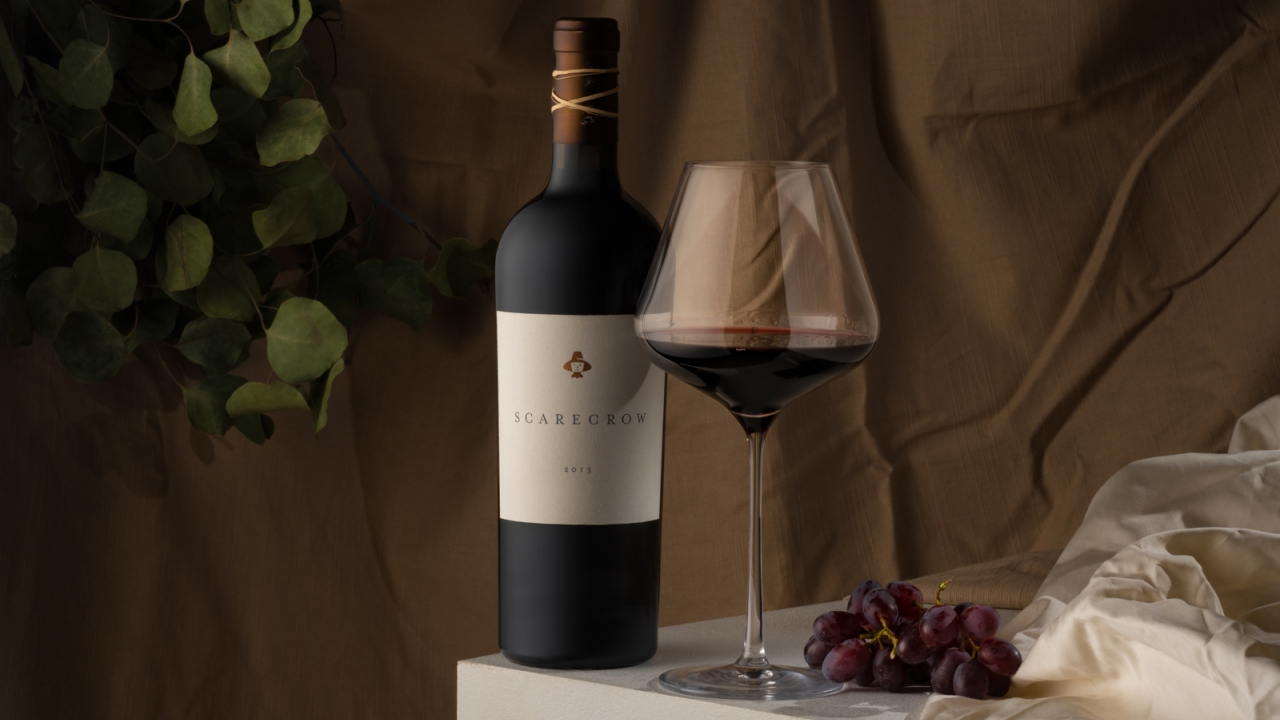 Wine Bottle and Glass Placeholder