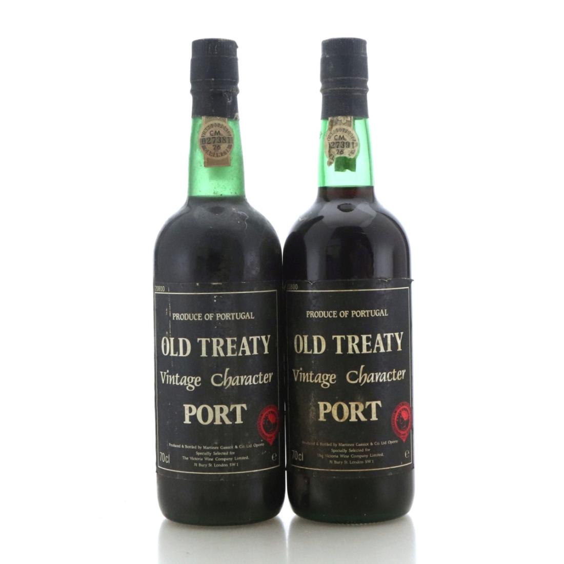 Image for Martinez Gassiot & Co Old Treaty Vintage Character Port x 2