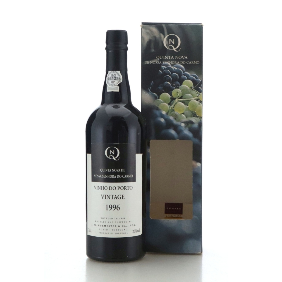 Image for J.W Burmester & Ca Ltd. Quinta Nova de Nossa Senhora Do Carmo 1996 Vintage Port