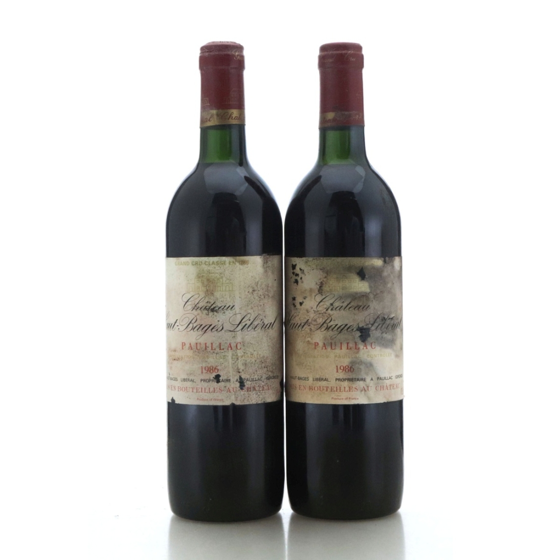 Image for Château Haut-Bages Libéral 1986 x 2