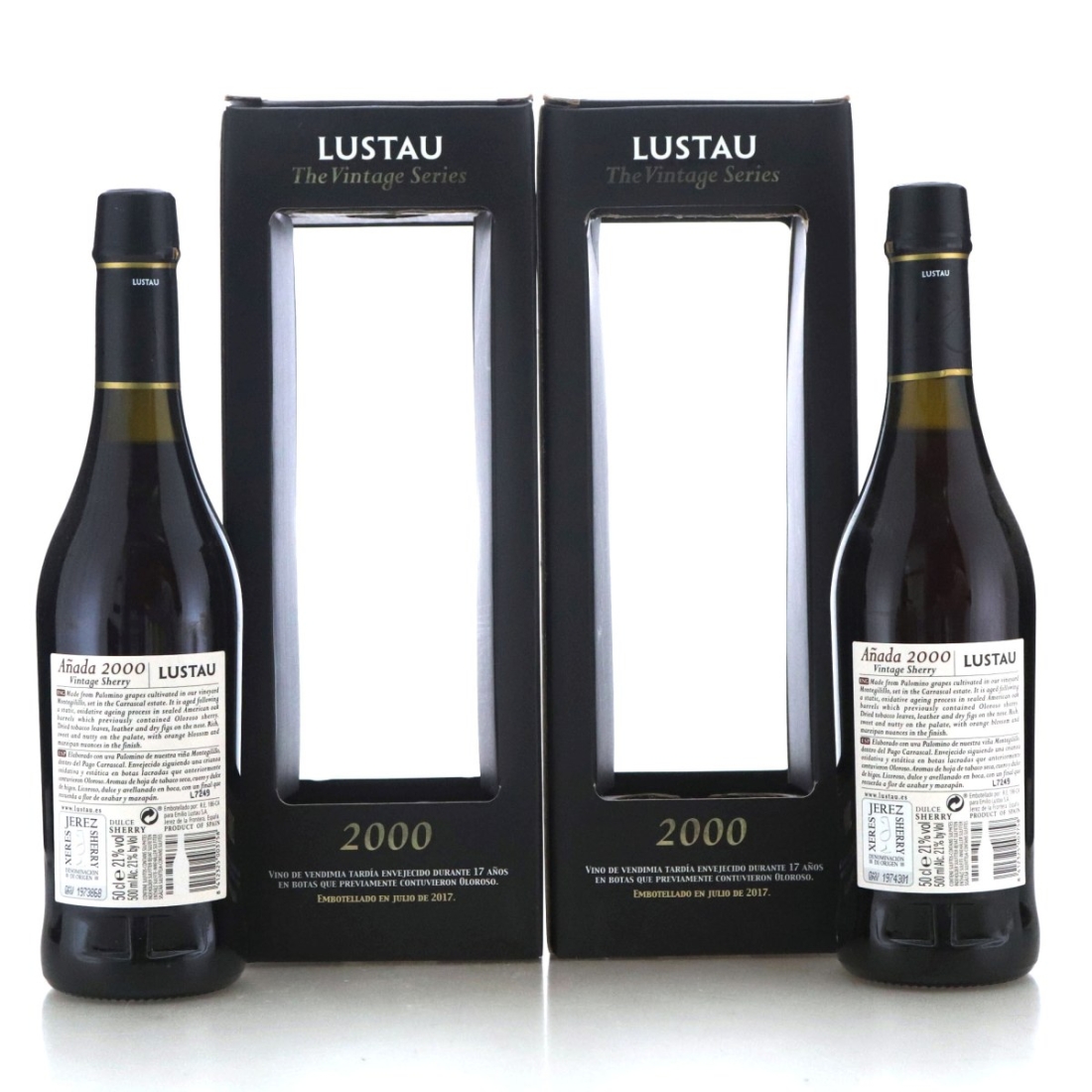Image for Lustau Añada 2000 Vintage Sherry x 2