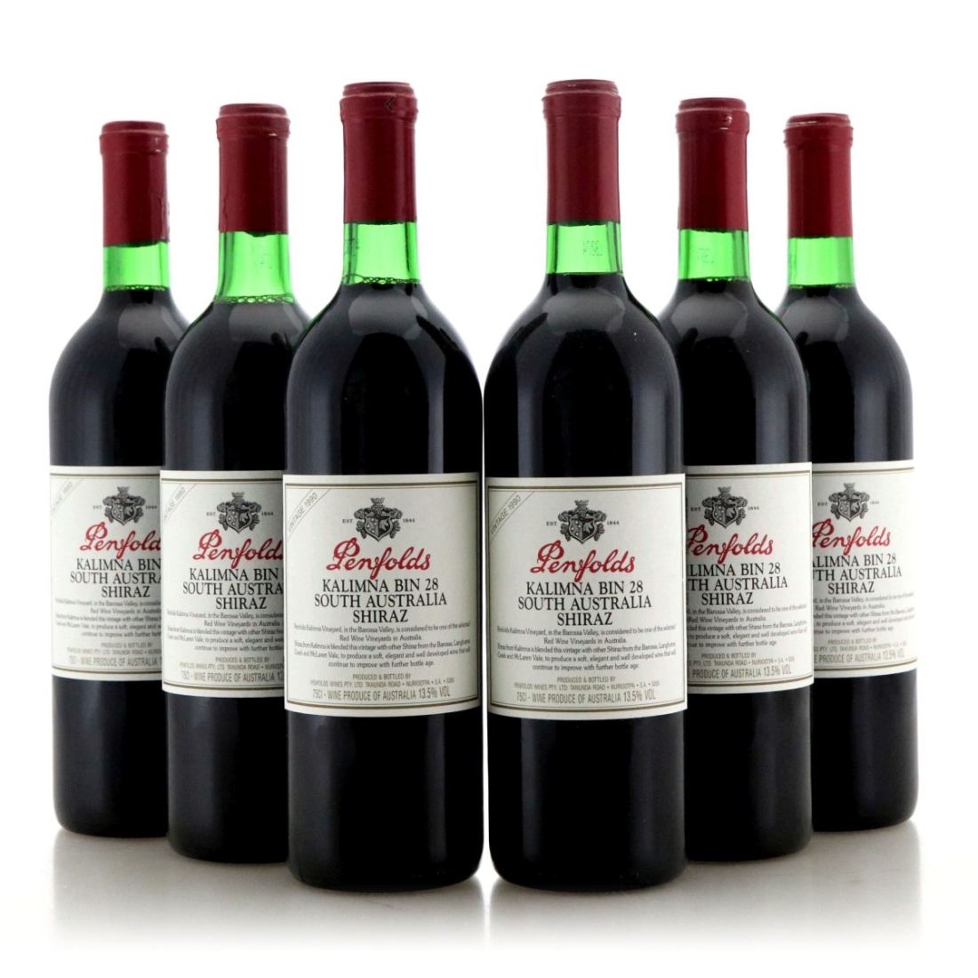 Image for Penfolds Kalimna Bin 28 Shiraz 1990 x 6