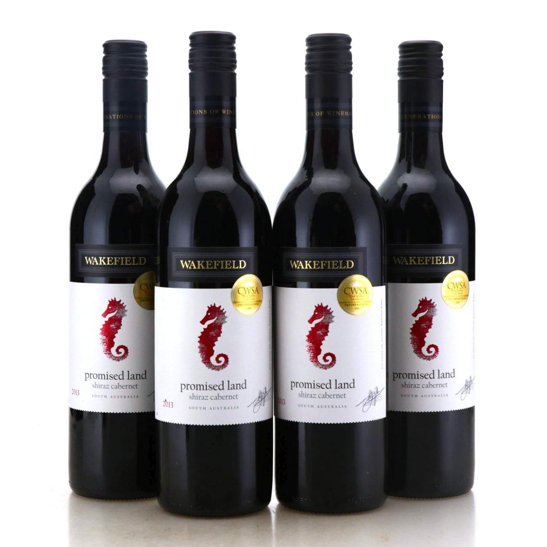 Image for Wakefield Promised Land Shiraz Cabernet 2013 x 4