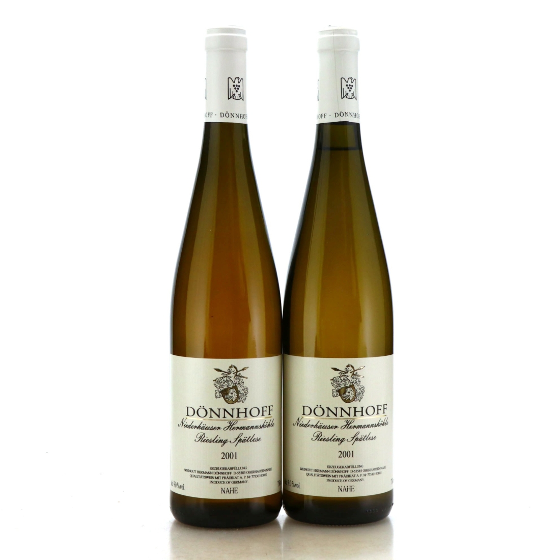Image for Dönnhoff Niederhäuser Hermannshöhle Riesling Spätlese 2001 Nahe x 2