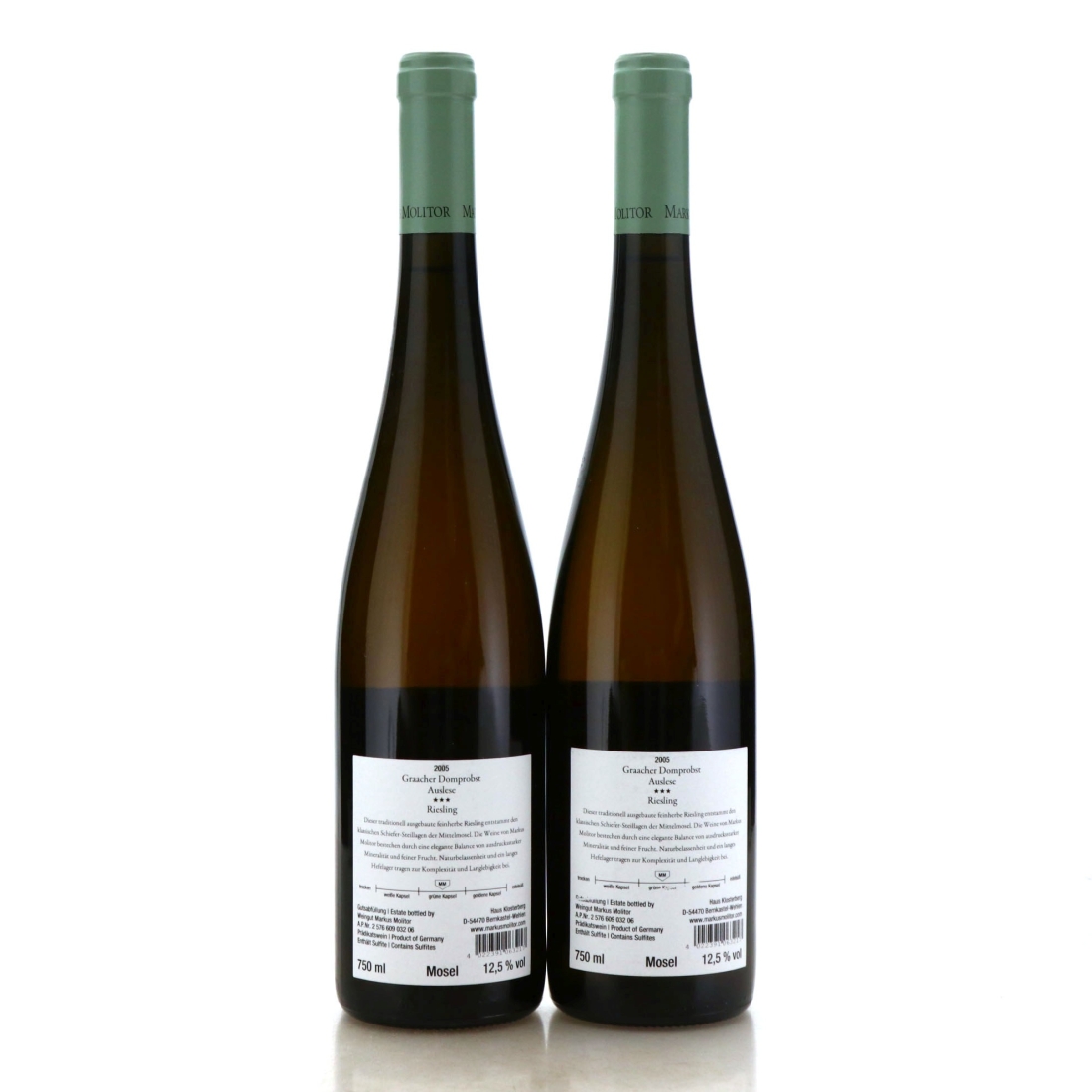 Image for Markus Molitor Graacher Domprobst Riesling Auslese ** 2005