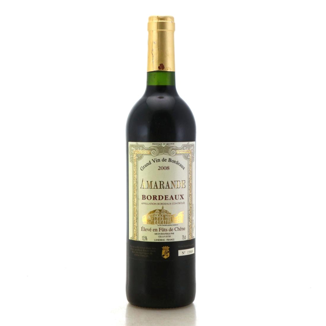Image for Amarande Eleve En Futs de Chene 2008 Bordeaux