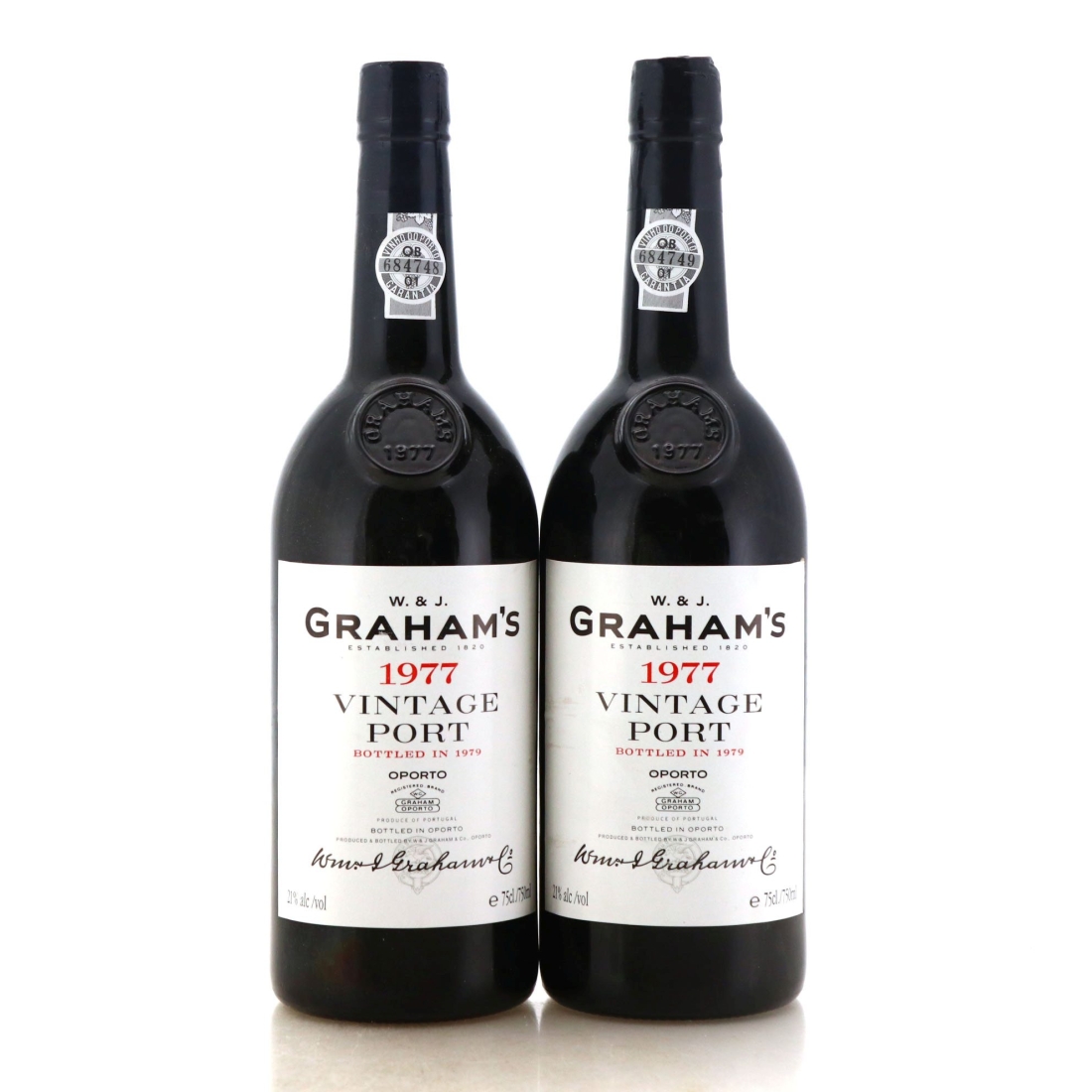 Image for Graham's 1977 Vintage Port x 2