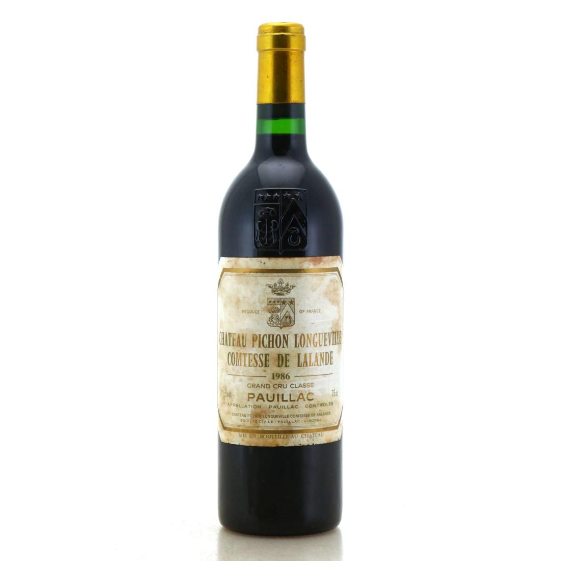 Image for Ch. Pichon Longueville Comtesse De Lalande 1986 Pauillac 2eme-Cru