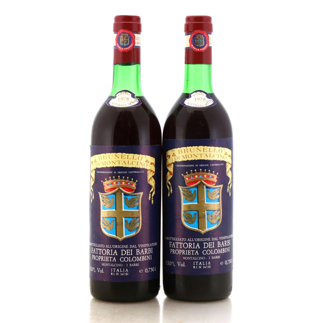 Fattoria dei Barbi 1978 x 2