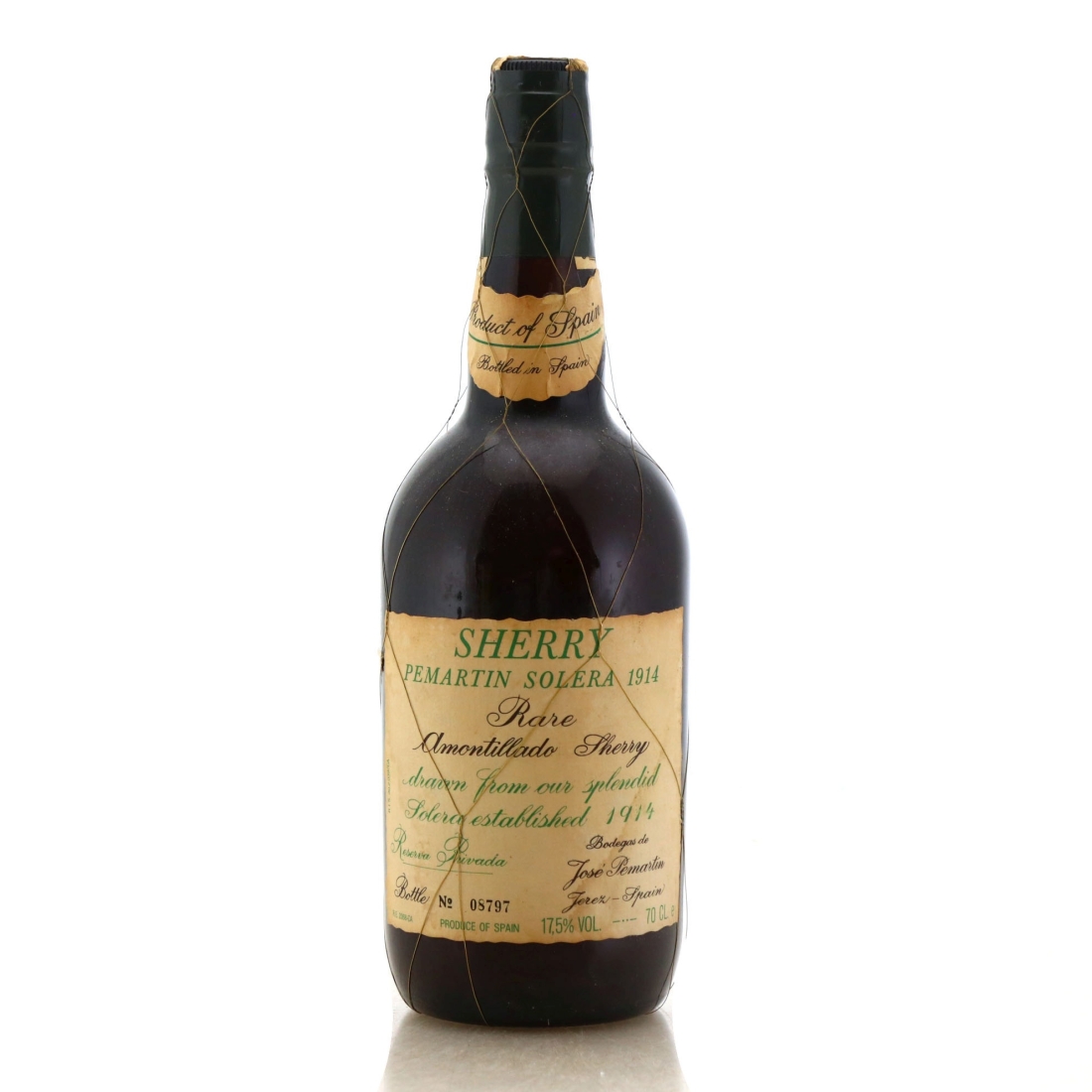 Image for Jose Pemartin Berisford Solera 1914 Rare Amontillado Sherry