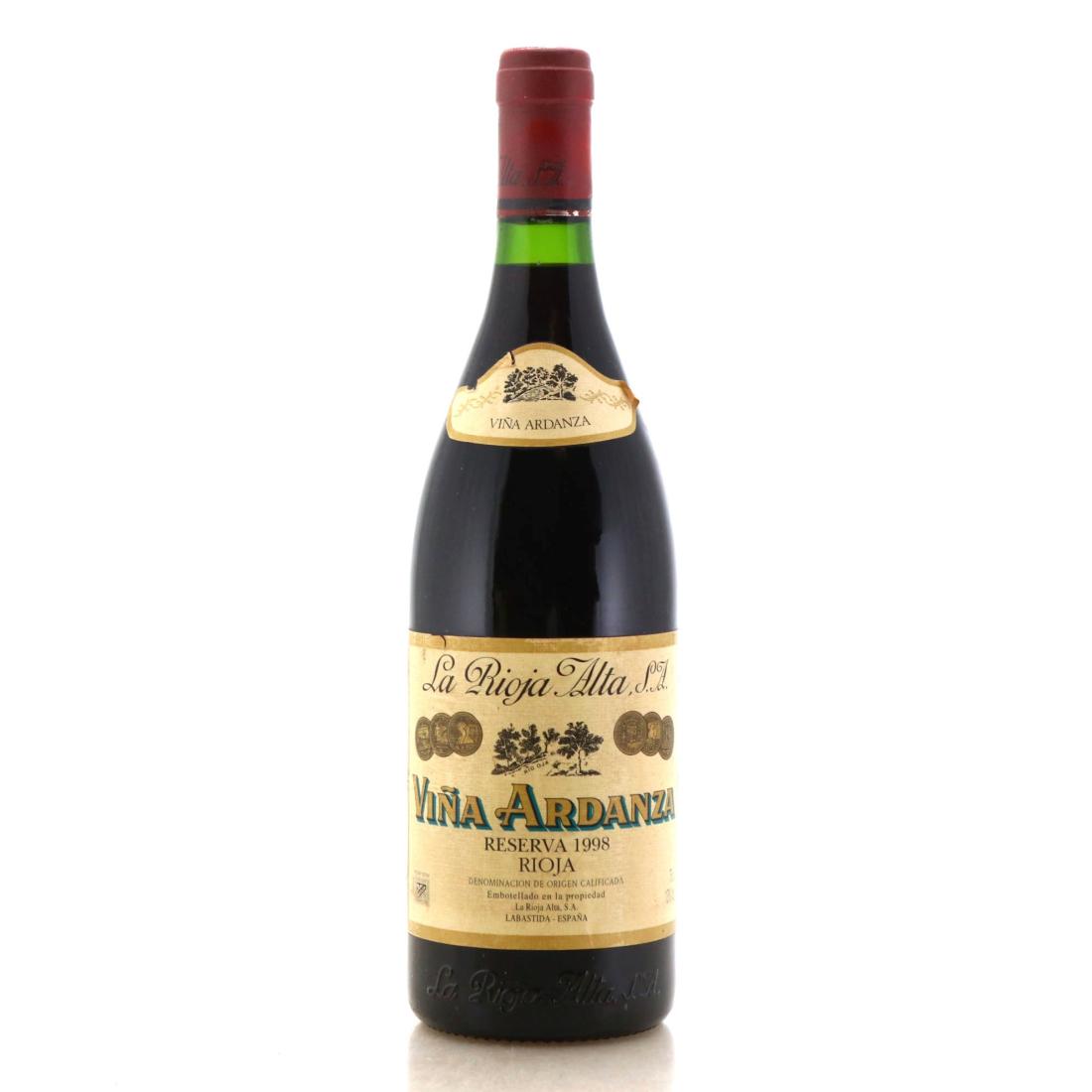 Image for Vina Ardanza 1998 Rioja Reserva