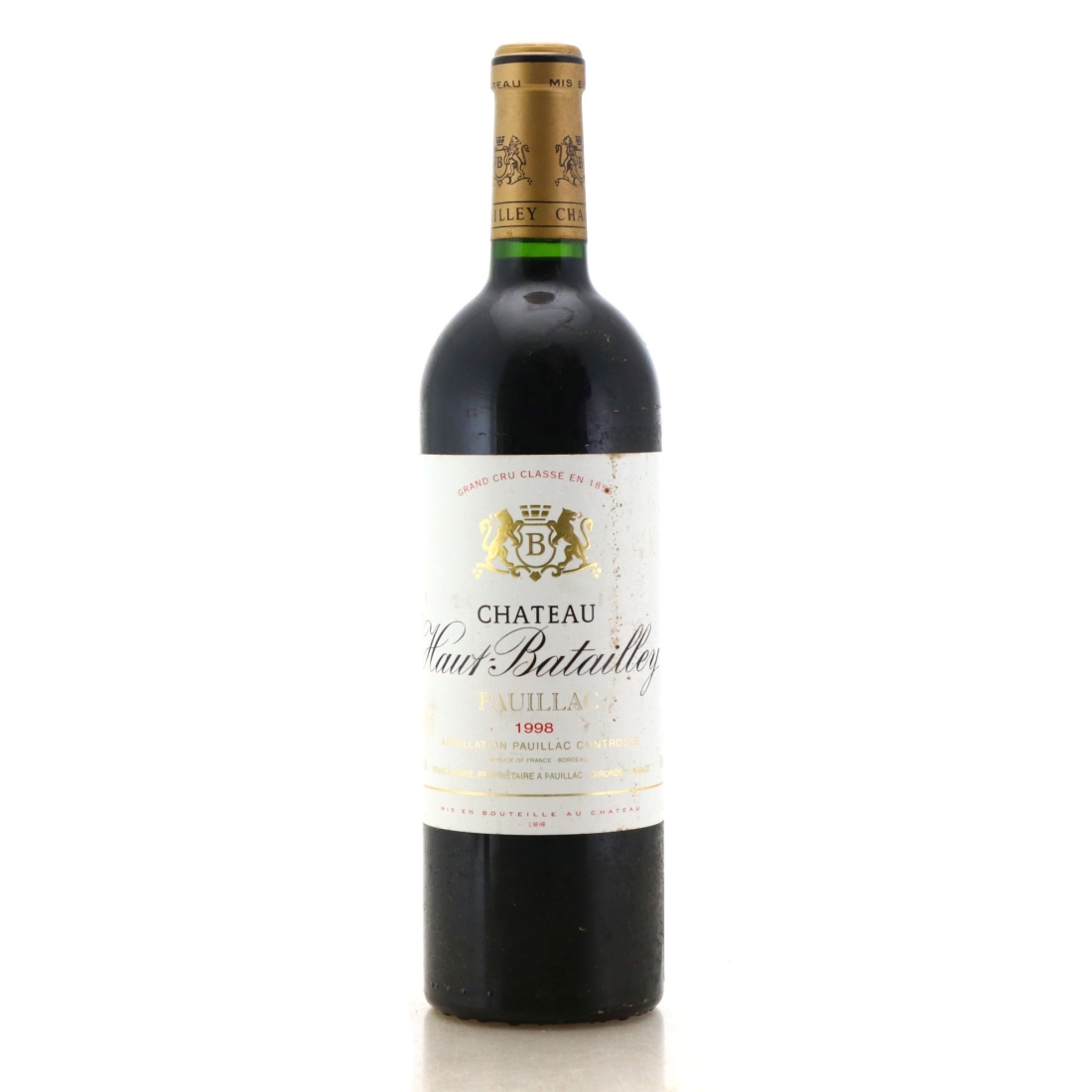 Image for Ch. Haut-Batailley 1998 Pauillac 5eme-Cru