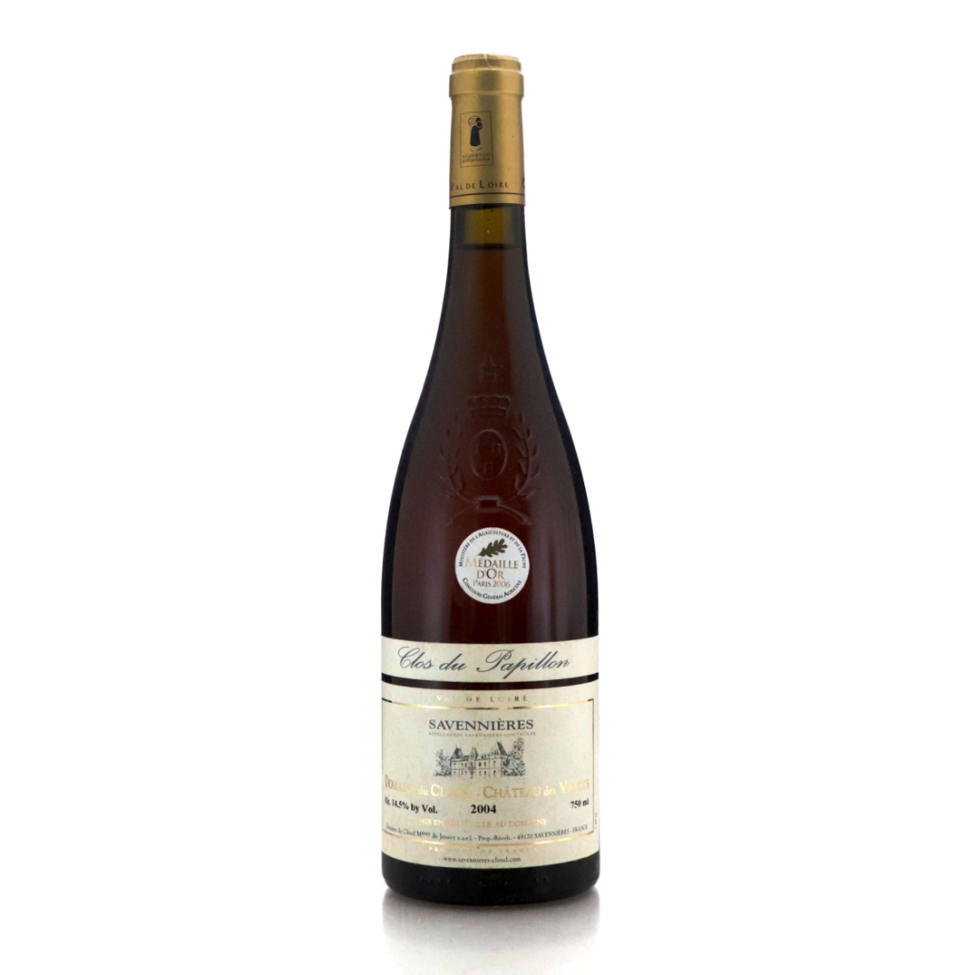 Image for Dom. du Closel - Chateau des Vaults Clos du Papillon 2004