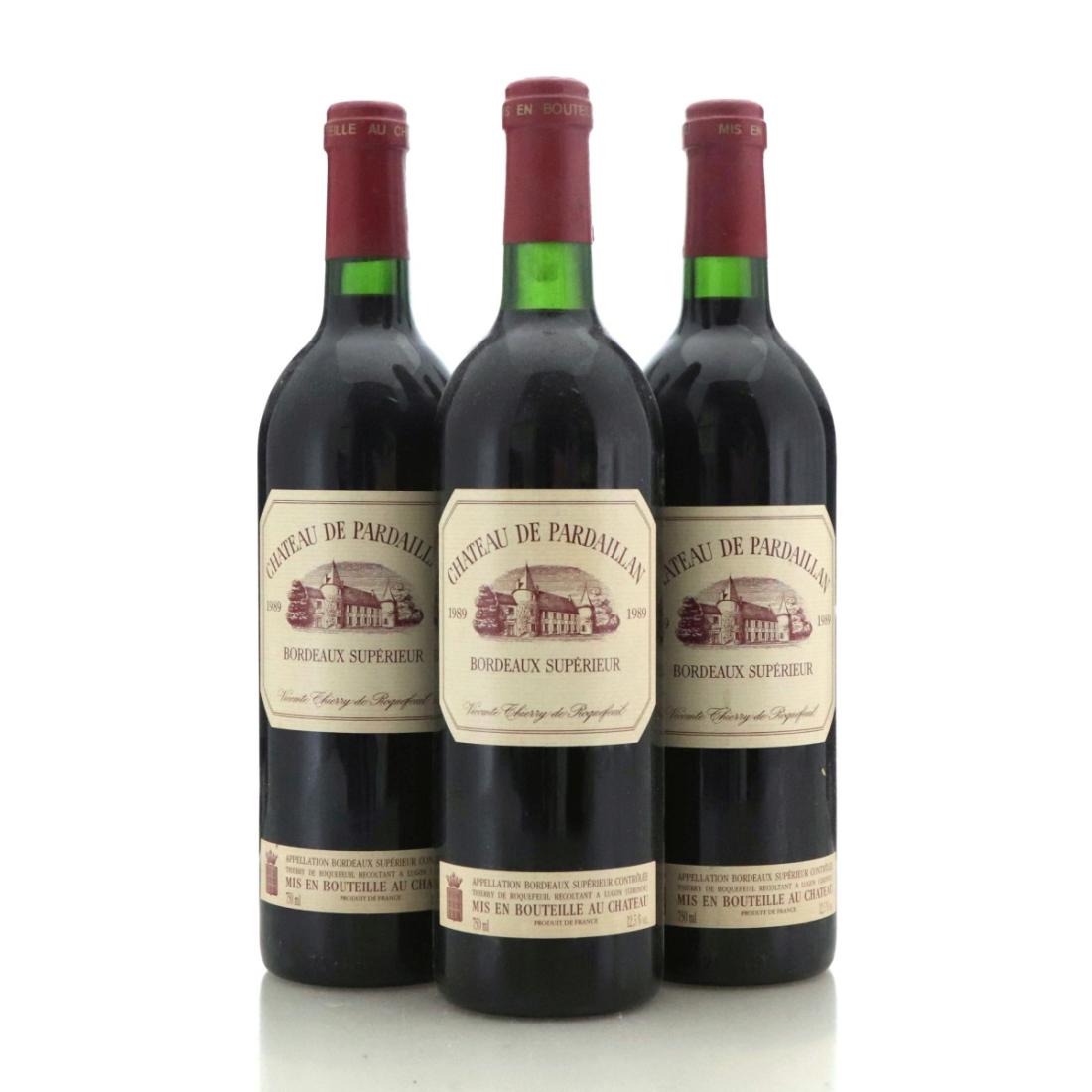 Image for Château de Pardaillan 1989 Supérieur x 3