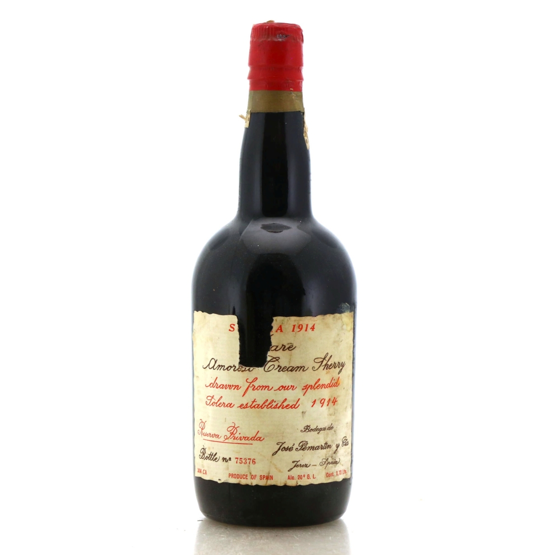 Image for José Pemartín Reserva Privada Solera 1914 Amoroso Cream Sherry