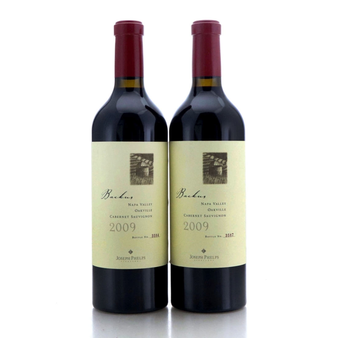 Image for Joseph Phelps Vineyards Backus Cabernet Sauvignon 2009 x 2