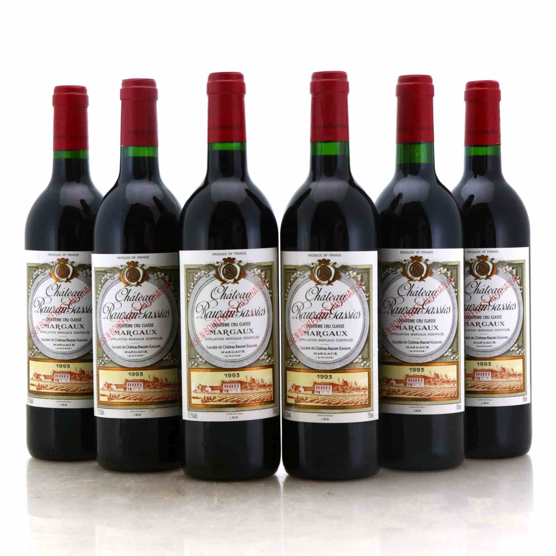 Image for Château Rauzan-Gassies 1993 x 6