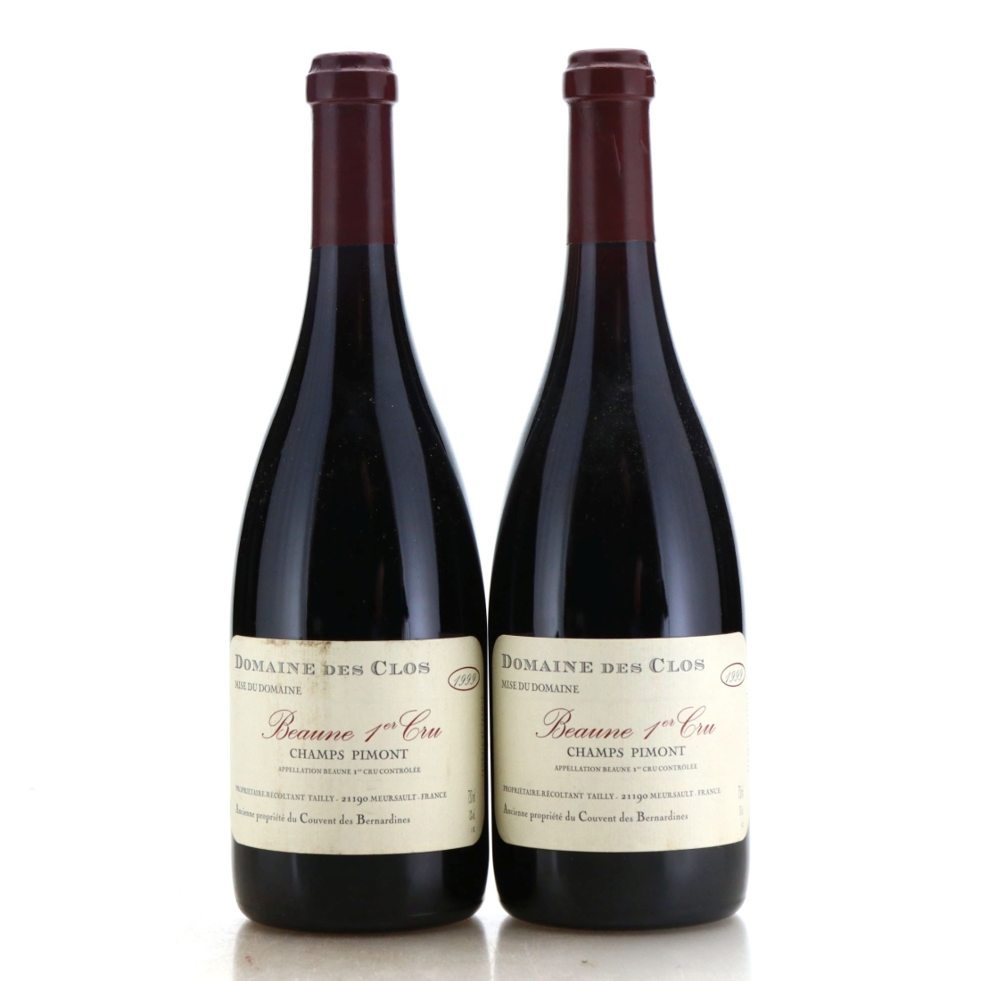 Image for Domaine des Clos Champs Pimont 1999 x 2