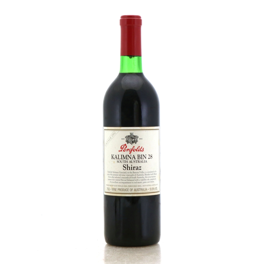 Image for Penfolds Kalimna Bin 28 Shiraz 1992