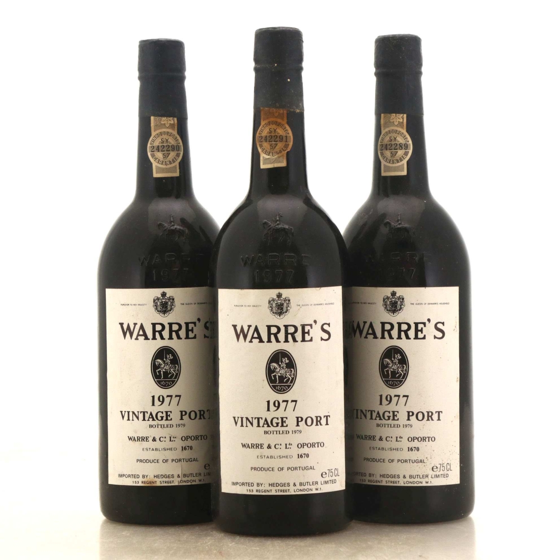 Image for Warre's 1977 Vintage Port x 3