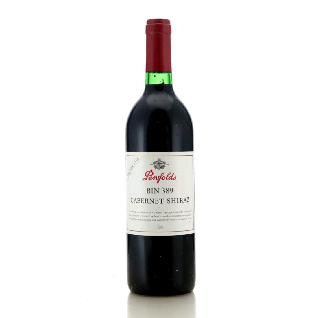 Image for Penfolds Bin 389 Cabernet-Shiraz 1998