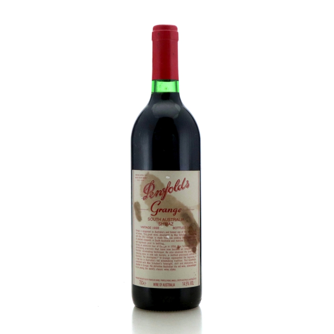 Image for Penfolds Grange Shiraz 1998