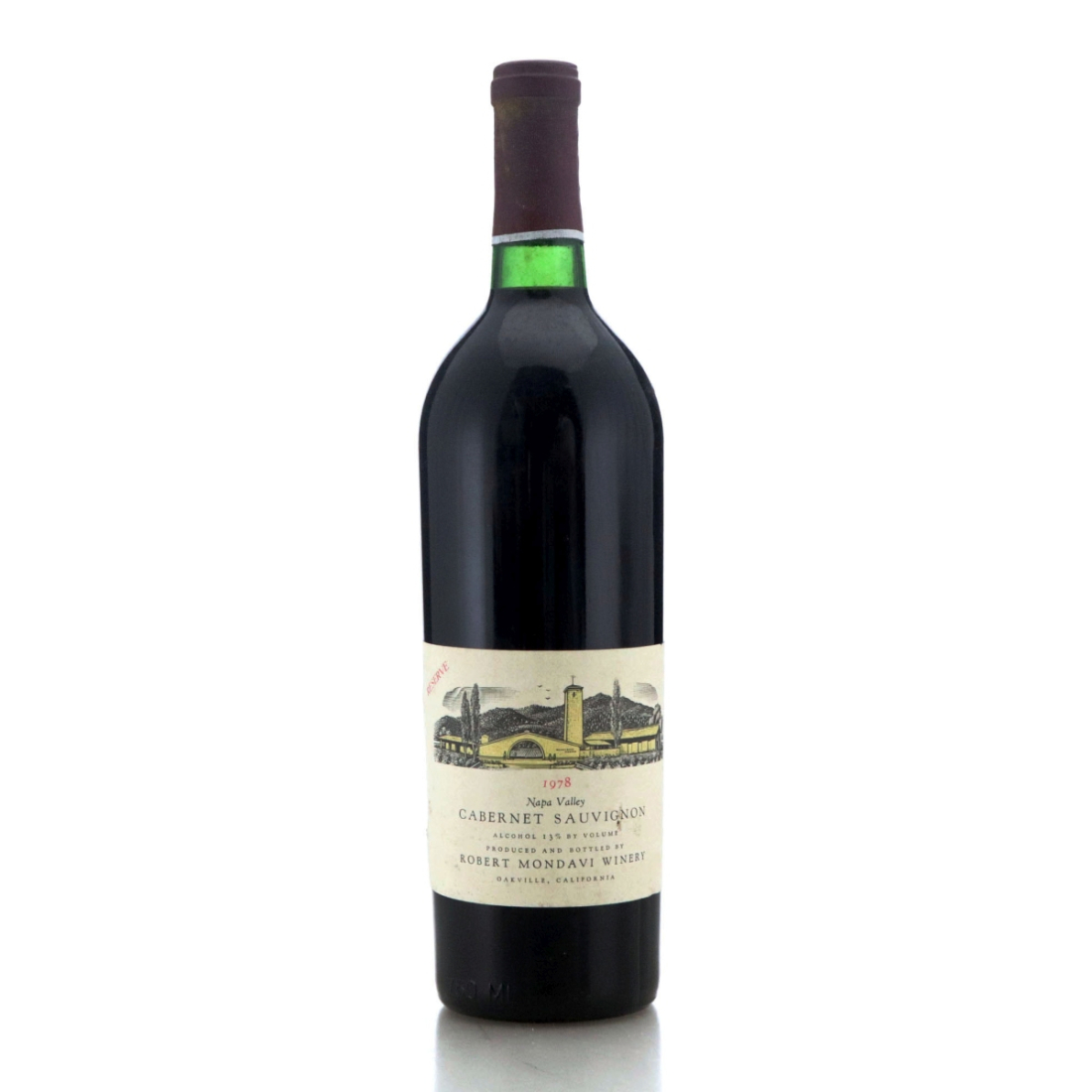 Image for Robert Mondavi Reserve Cabernet Sauvignon 1978