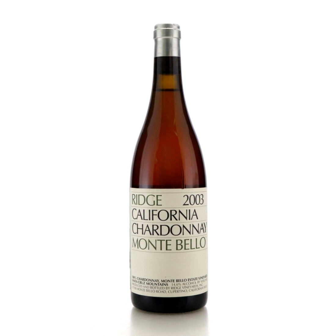 Image for Ridge Monte Bello Chardonnay 2003