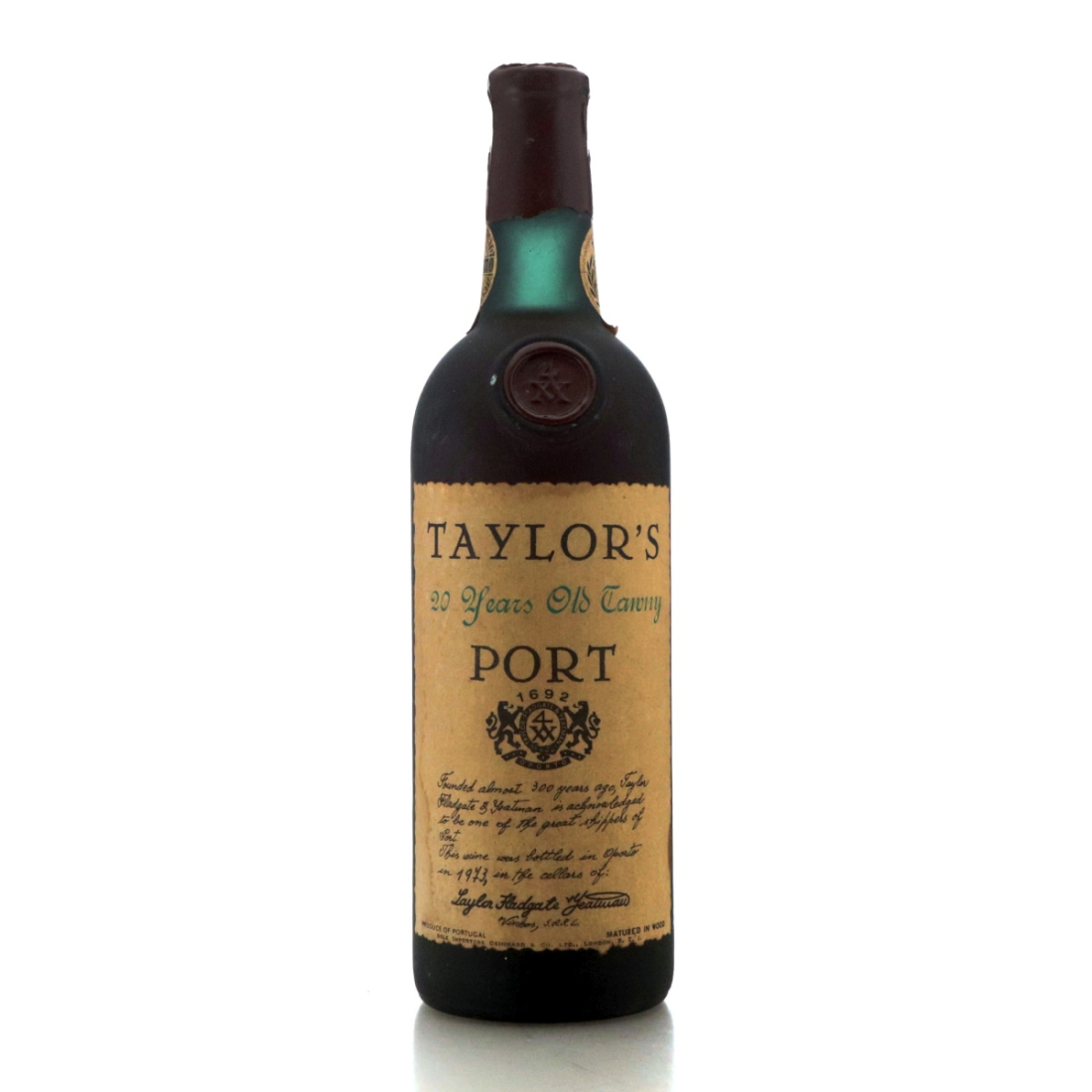 Image for Taylor's 20 Year Old Tawny Port / bottled 1973