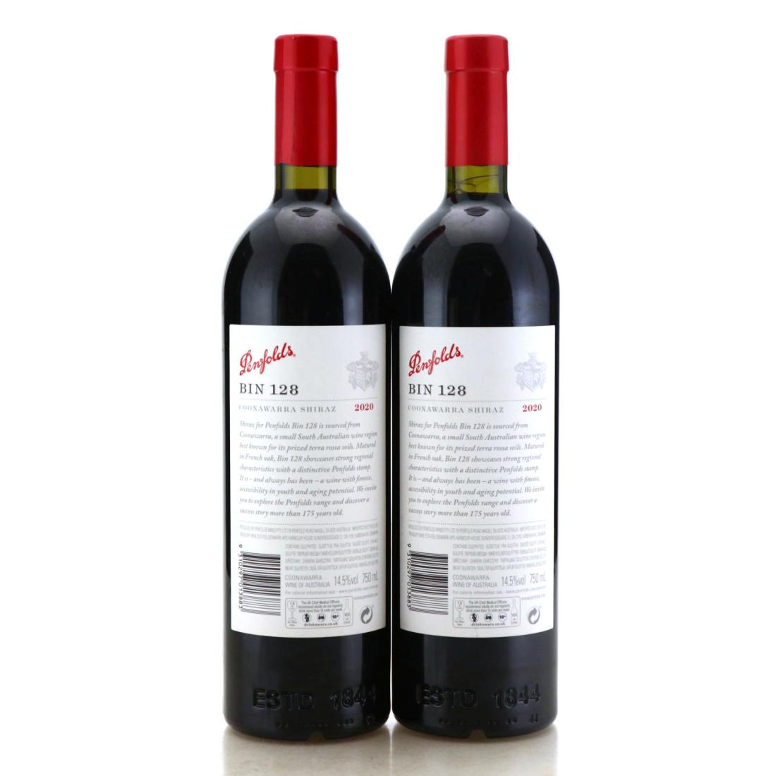 Image for Penfolds Bin 128 Shiraz 2020 x 2