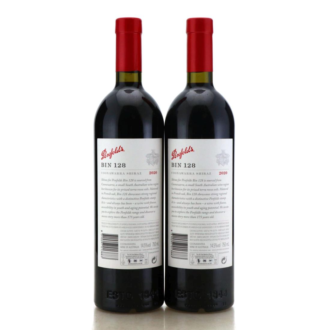 Image for Penfolds Bin 128 Shiraz 2020 x 2