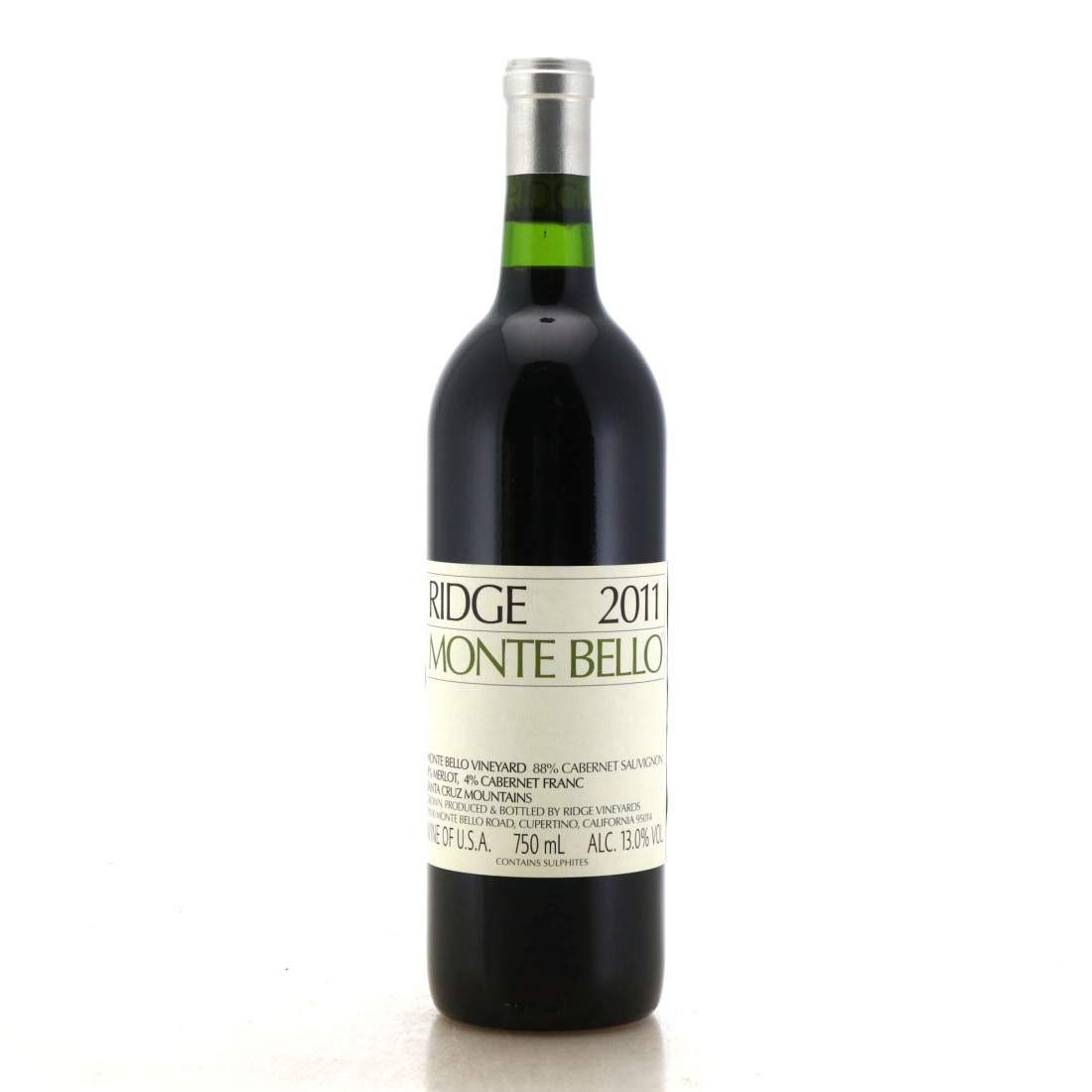 Image for Ridge Monte Bello 2011