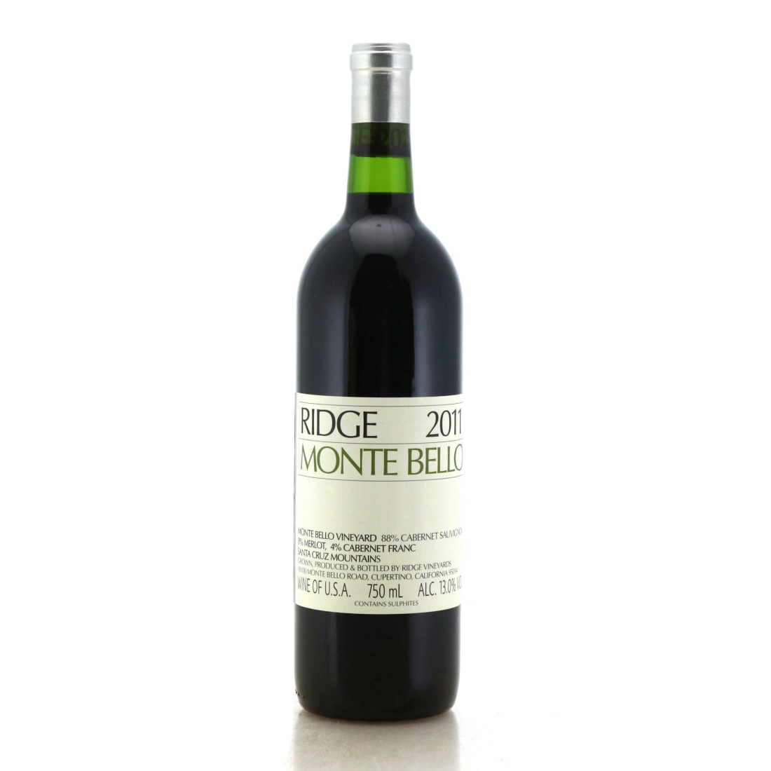 Image for Ridge Monte Bello 2011