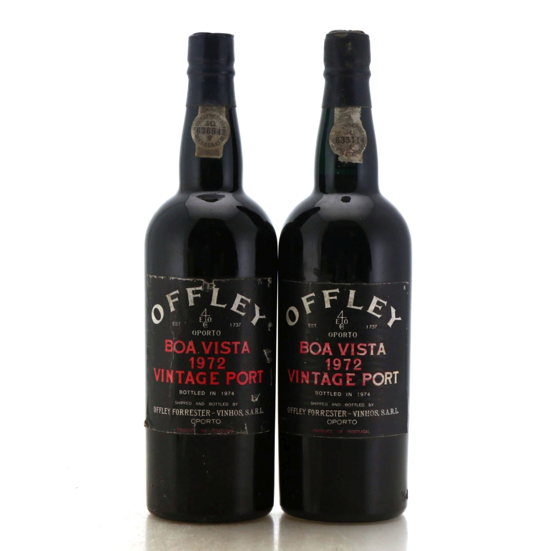 Image for Offley Boa Vista 1972 Vintage Port x 2