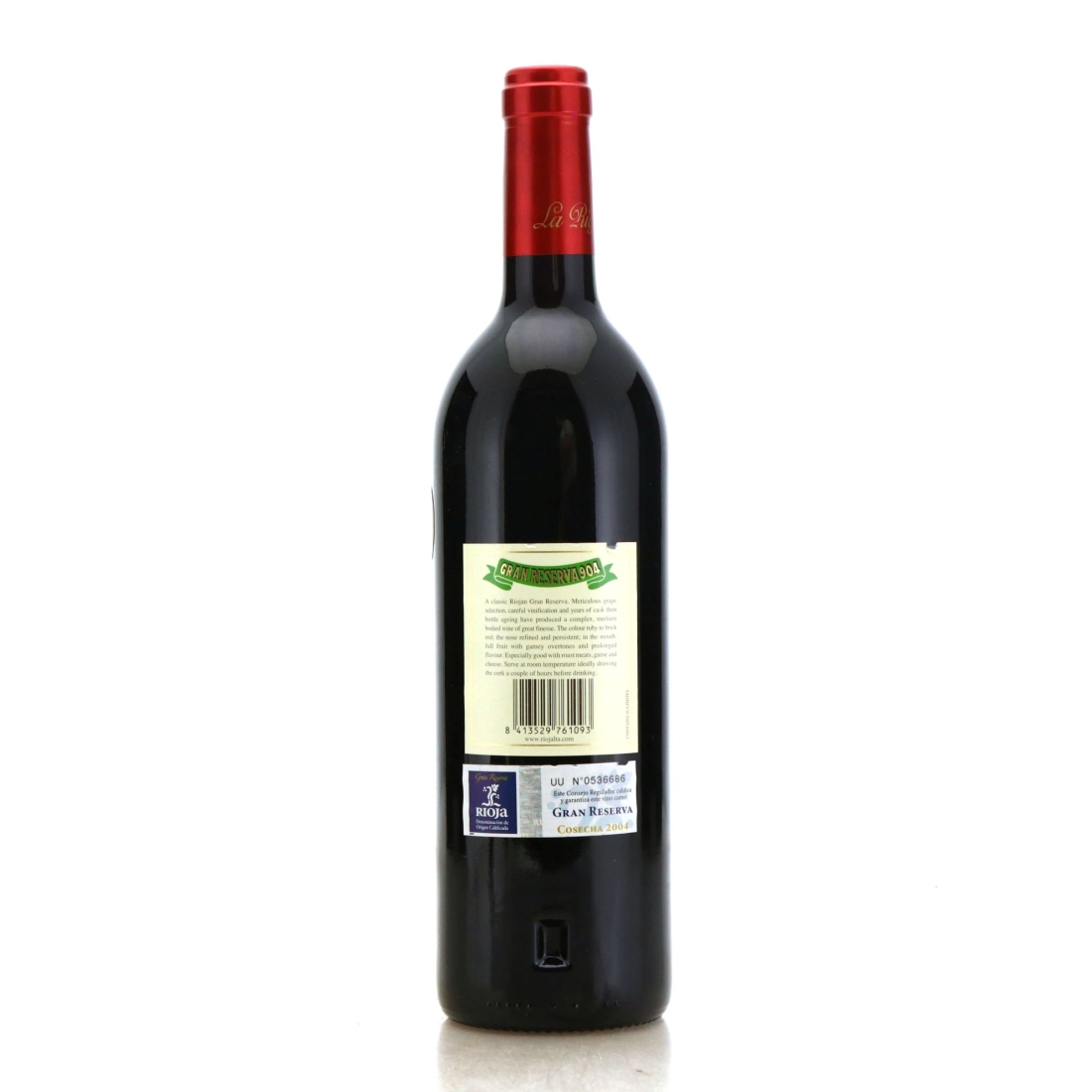 Image for La Rioja Alta 904 2004 Rioja Gran Reserva