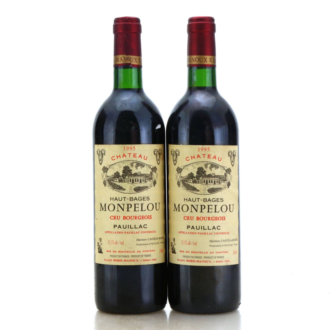 Image for Château Haut-Bages Monpelou 1995 x 2