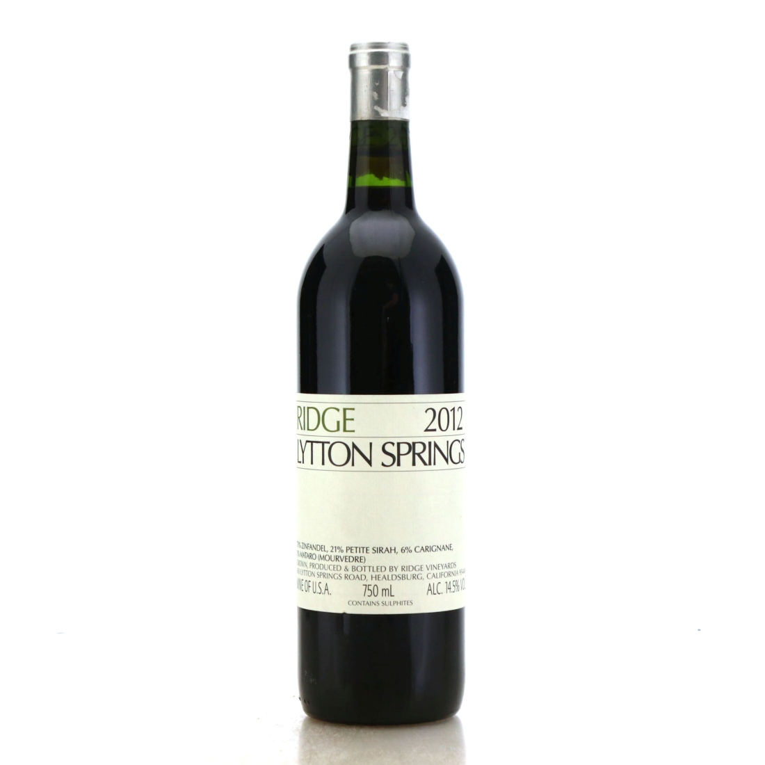 Image for Ridge Lytton Springs 2012
