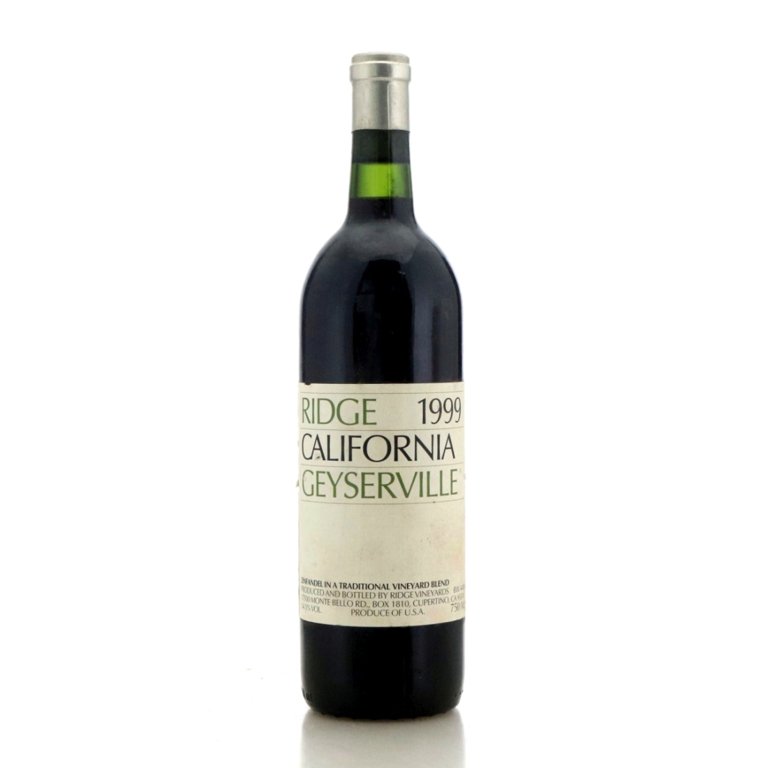 Image for Ridge Geyserville 1999