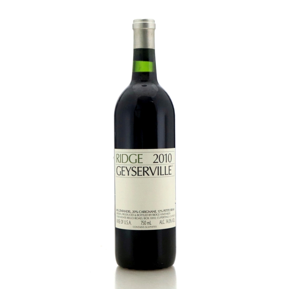 Image for Ridge Geyserville 2010