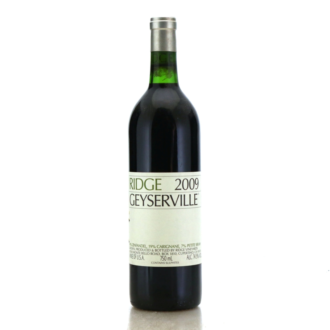 Image for Ridge Geyserville 2009