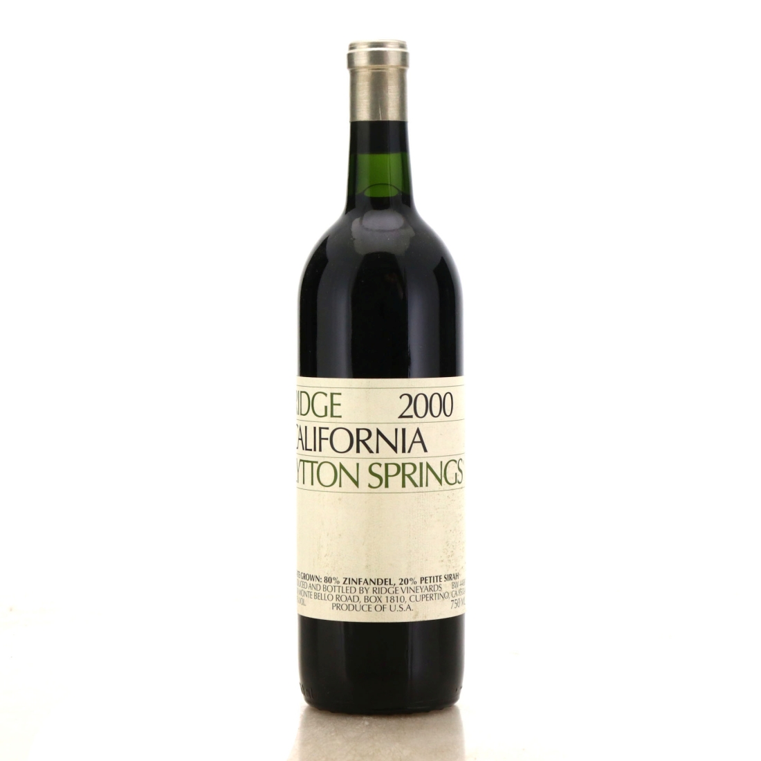 Image for Ridge Lytton Springs 2000