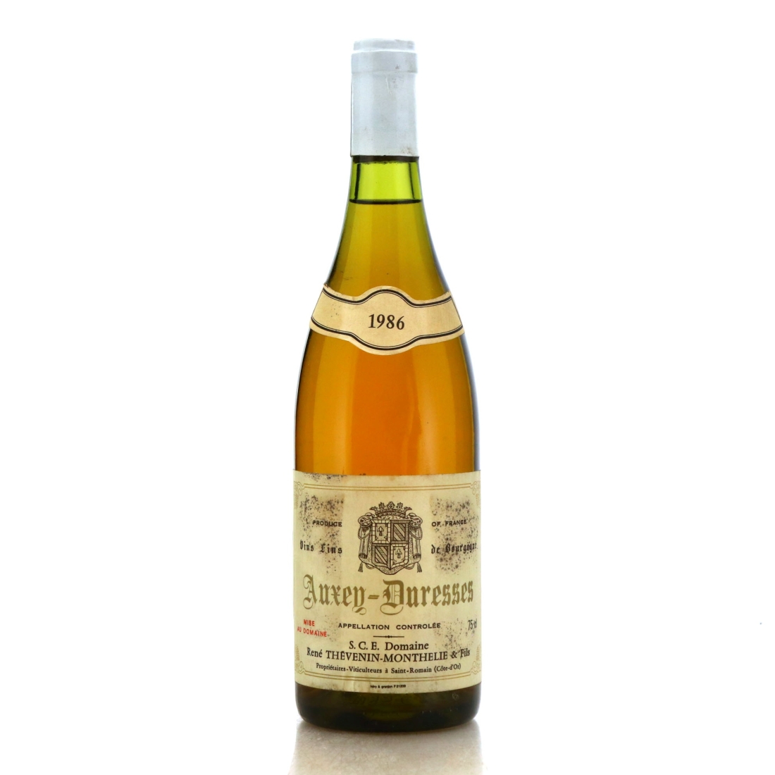 Image for Domaine René Thévenin-Monthelie & Fils 1986 Blanc 