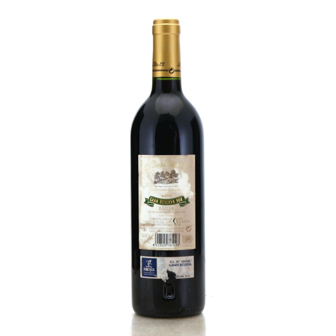 Image for La Rioja Alta Seleccion Especial 904 2015
