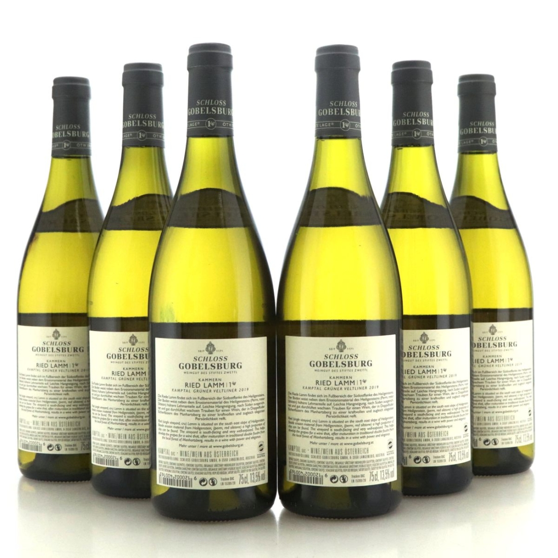 Image for Weingut Des Stiftes Zwettl Schloss Gobelsburg Ried Lamm Grüner Veltliner 2019 x 6