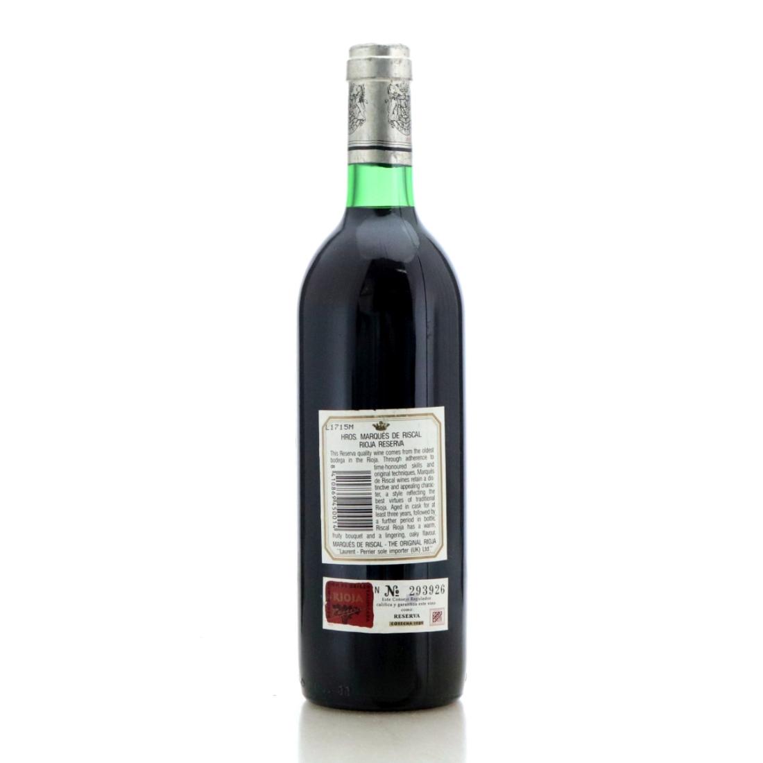 Image for Marqués de Riscal 1989